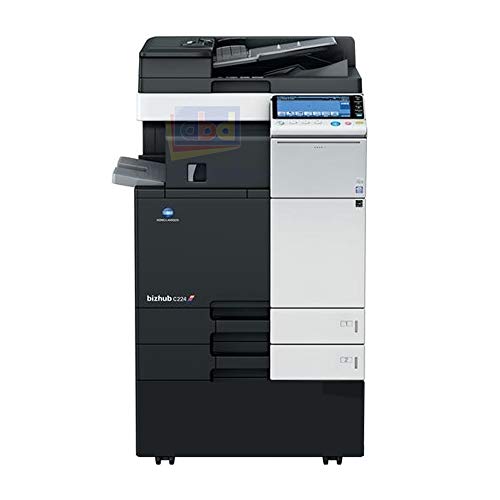 Konica Minolta Bizhub C364 Tabloid/Ledger-Size Color Laser Multi-Function Copier - 36ppm, Copy, Print, Scan, Auto Duplex, Scan to Email/USB/HDD, Color Internet Fax, Network, 2 Trays, Cabinet