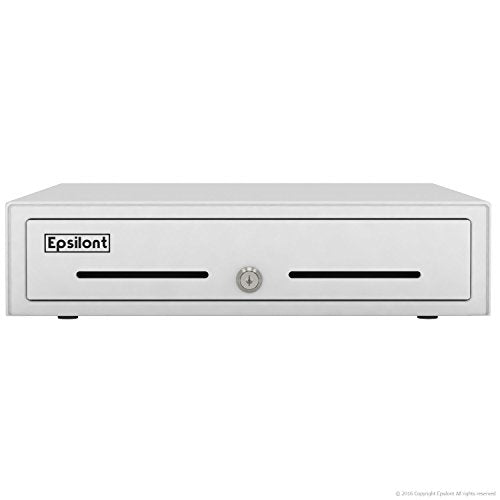 Star Micronics TSP143III USB Receipt Printer and Epsilont 16" by 16" Cash Drawer 4 Bill 5 Coin Compatible with Square