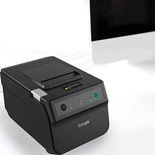 Scangle SGT-88IV Desktop USB Direct Thermal POS Receipt Printer - with USB/Serial/Ethernet Ports - Work on Windows XP//7/8/8.1/10/Linux/Android