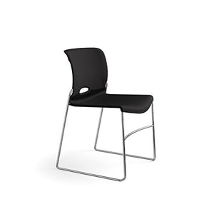 HON Olson High-Density Stacking Chair, Onyx Shell by HON