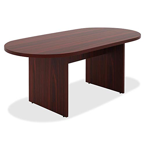 Lorell 34336 Chateau Conference Table, Mahogany Laminate