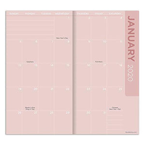 2020-2021 Printed Bouquet 2-Year Small Pocket Planner Calendar