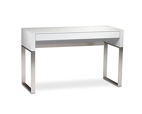BDI 6202 SW Cascadia Console/Laptop Desk, Satin White