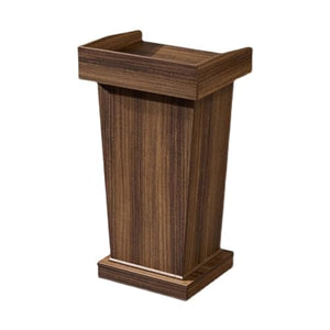 VducK Floor Standing Pulpit Lectern - Wood Grain Podium Stand