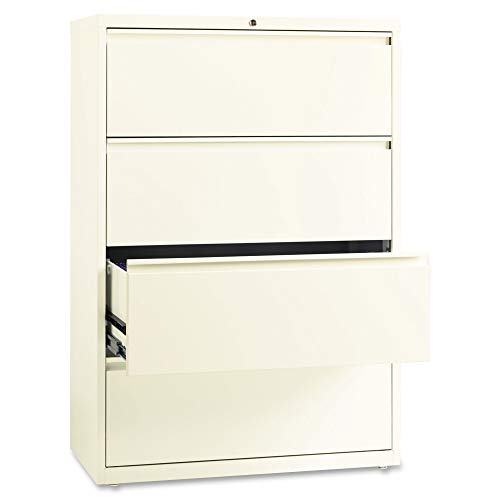 Lorell 22953 Fortress File Cabinet, 52.5" x 36" x 18", Cloud