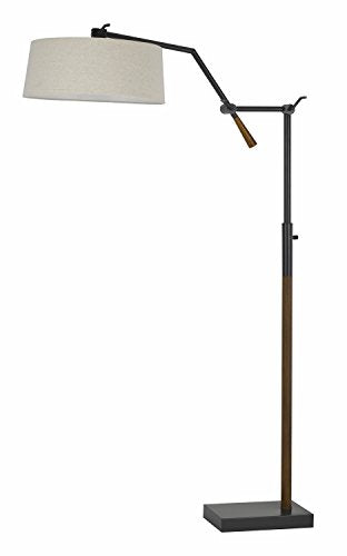 Cal Lighting BO-2764FL One Light Floor Lamp, Bronze/Dark