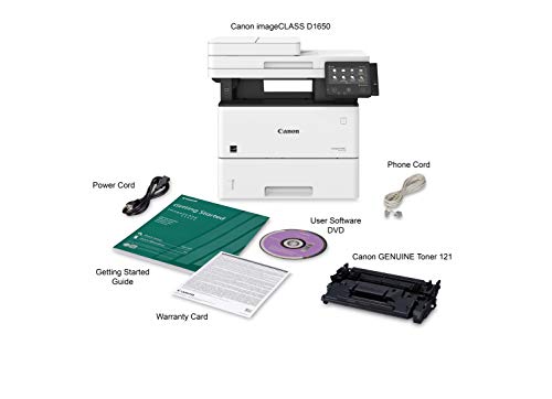 Canon imageCLASS D1650 (2223C023) All-in-One, Wireless Laser Printer with AirPrint, 45 Pages Per Minute and 3 Year Warranty, Amazon Dash Replenishment Ready