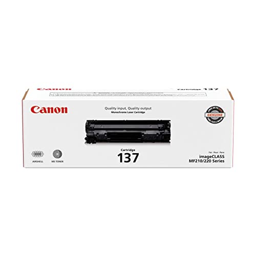 Canon imageCLASS MF236N All-in-One Monochrome Laser Printer, Up to 24 ppm, Up to 600x600 dpi, Print, Scan, Copy, Fax - With Canon 137 Full Yield Cartridge