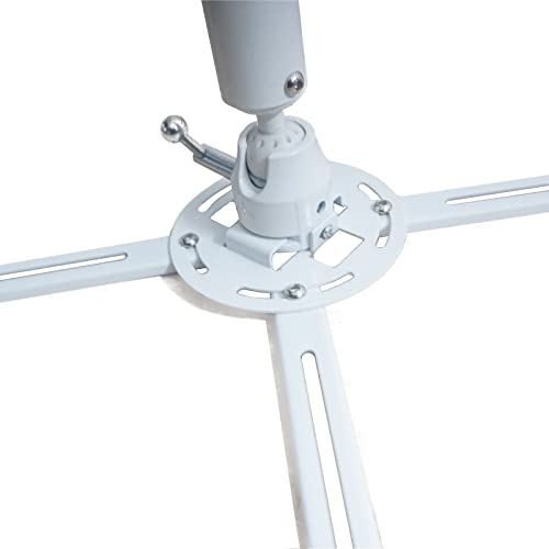 SLEEVE Wall-Mounted Projector Bracket 57.08" Telescopic Round Tube - Home/Office Projector Holder