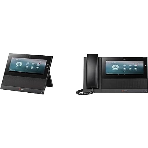Plantronics Poly CCX 700 Desktop Business Media Phone - Open SIP with Handset, Video Camera, Color Touchscreen, POE - Zoom & Teams Compatible