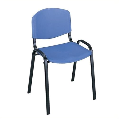 Pemberly Row Blue Stacking Chair Set of 4