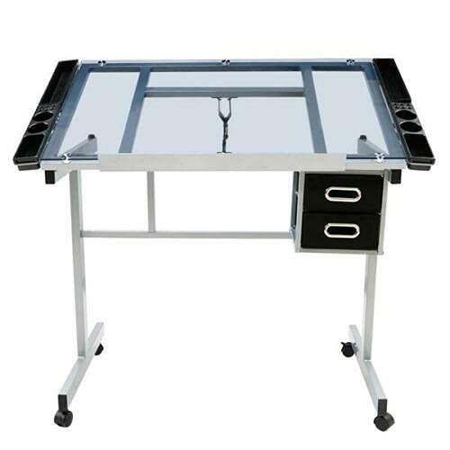 ZLYY Adjustable Drafting Table Artist Drawing Table Craft Desk Home Office Art Use