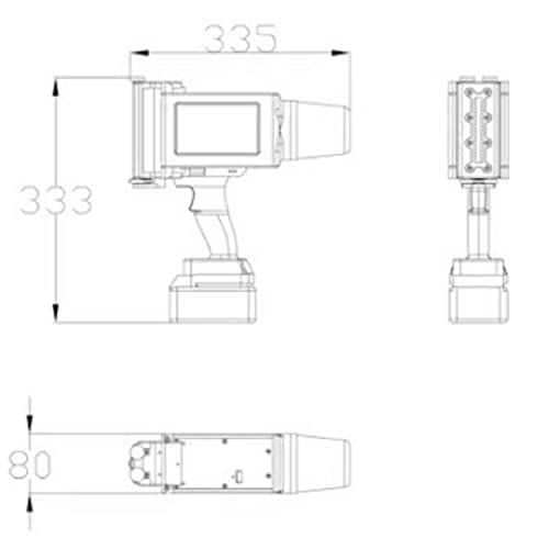 Crayfomo Handheld Inkjet Printer - Big Character 50mm Printing Height