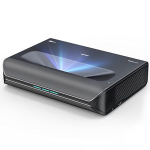 NexiGo Aurora Pro 4K Tri-Color Laser Projector, 2400 Lumens, Dolby Vision & Atmos, HDR10, HLG, Active 3D (Renewed)