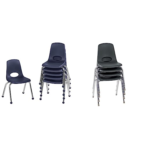 Factory Direct Partners School Stack Chairs - 14" & 18" Stacking Student Seats