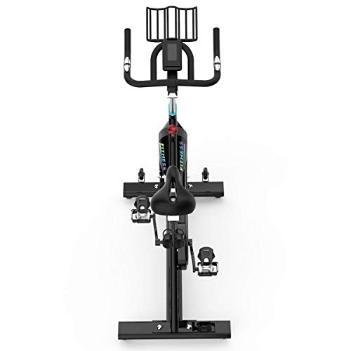 pooboo Pro Indoor Cycling Bike Stationary, Magnetic Resistance Belt Drive Exercise Bike, High Weight Capacity, Heavy Duty Flywheel for Home Office Cardio Workout Bike Training Max 330lb (X6)