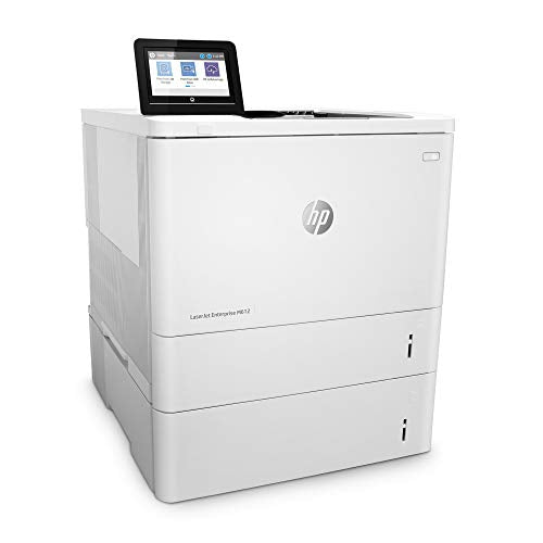 HP LaserJet Enterprise M612x Monochrome Duplex Printer with Dual-band Wi-Fi and Extra Paper Tray (7PS87A)
