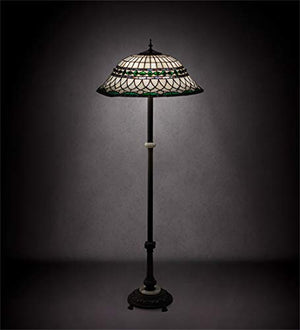 Meyda Tiffany Tiffany Roman Collection Floor Lamp, Dark Finish, 24.00 inches