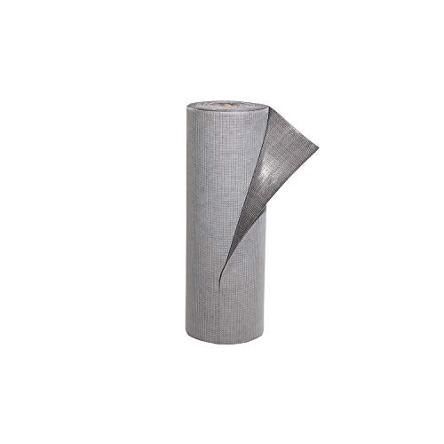 New Pig Corporation-PMB30069 Grippy Paint Booth Mat | Protects Surfaces and Floors from Paint Build-Up| Reduces Paint Defects and Color Casting | Static Dissipative | 32" x 100' Roll , Gray