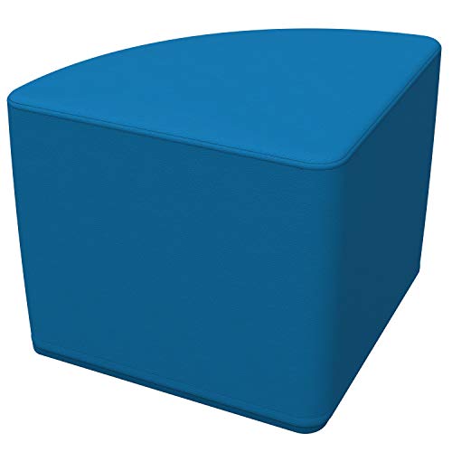FDP SoftScape Pie Ottoman, Collaborative Flexible Seating for Kids, Teens, Adults; Soft Foam Furniture for in-Home Learning, Classrooms, Offices, Libraries, Junior 16" H (4-Piece) - Contemporary