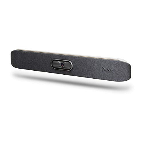 Plantronics Poly - Studio X30 - 4K Video & Audio Bar - Conferencing System for Small Meeting Rooms - Teams, Zoom Compatible