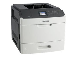 Lexmark MS810N Laser Printer - Monochrome - 1200 x 1200 dpi Print - Plain Paper Print - Desktop - 55 ppm Mono Print - 650 sheets Input - LCD - Gigabit Ethernet - USB - 40G0100 (Certified Refurbished)