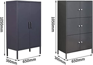 UANGLI Metal File Cabinet Office Furniture Storage Cabinet - Vertical File Cabinet (Color: F)