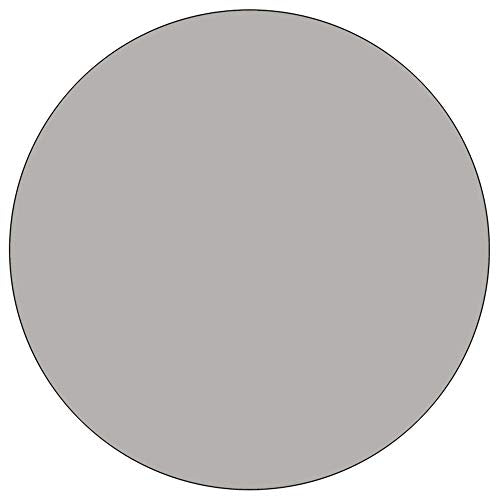 48'' Round Activity Table with 1.25'' Thick High Pressure Grey Laminate Top and Height Adjustable Pre-School Legs [XU-A48-RND-GY-H-P-GG]