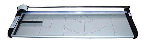INTBUYING 51" 1300mm Aluminum Alloy Rotary Large Format Paper Trimmer Cutter with Support Stand