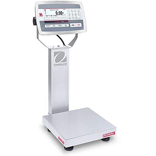 Ohaus Defender 5000 Washdown Scale, Square Base, 10x0.0005lb