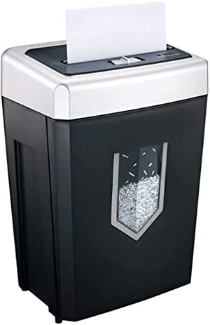 SMSOM Cross-Cut Shredder, 30-Minute Continuous Run Time, 18L Wastebasket, Black