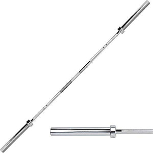 5FT/6FT/7FT-1IN/2IN, Olympic Bar,Olympic Weightlifting Barbell With Two Spring Loops, Barbell For Strength And Core Training, Home Fitness Exercise Equipment With Rotating Sleeve ( Color : 7FT-2 )