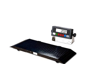 SellEton SL-920 Multi Purpose Portable Floor Scale to Weigh Drum / Vet / Livestock / 2000 lbs X 0.5 lb (50" x 20")