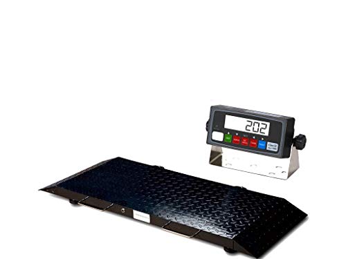 SellEton SL-920 Multi Purpose Portable Floor Scale to Weigh Drum / Vet / Livestock / 2000 lbs X 0.5 lb (50" x 20")