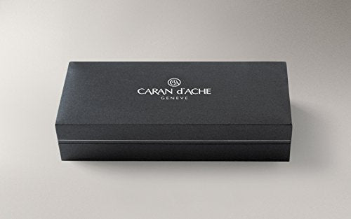 Caran d'Ache Leman Grand Bleu Silver Plated Rhodium Coated Rollerball Pen