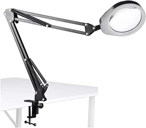 Tonpop Magnifying Glass Lamp USB 5X 3X 10X 8X 15X LED Table Lamp