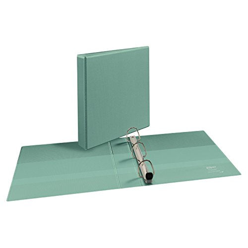 Avery Heavy-Duty View Binder with 1.5-Inch One Touch EZD Rings, Sea Foam Green, 1 Binder (79344)