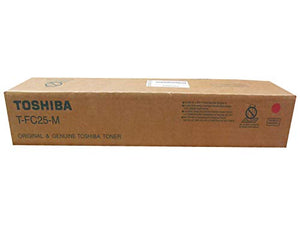 Toshiba T-FC25-M TFC25M E-Studio 2040C 2540C 3040C 3540C 4540C Printers Toner Cartridge (Magenta) in Retail Packaging