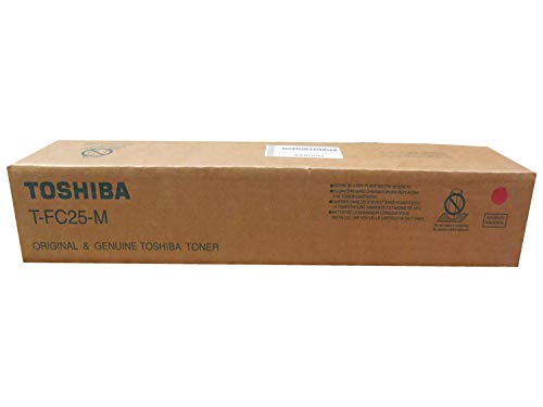Toshiba T-FC25-M TFC25M E-Studio 2040C 2540C 3040C 3540C 4540C Printers Toner Cartridge (Magenta) in Retail Packaging
