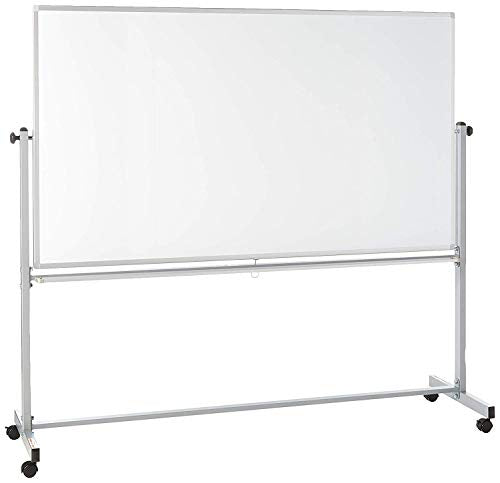 Offex Mobile Dry Erase Double Sided and Magnetic Whiteboard - 72"W x 40"H