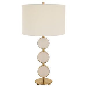 Uttermost Contemporary Style Table Lamp - 30202-1 Three Rings, 28.5" Tall, 14.5" Wide
