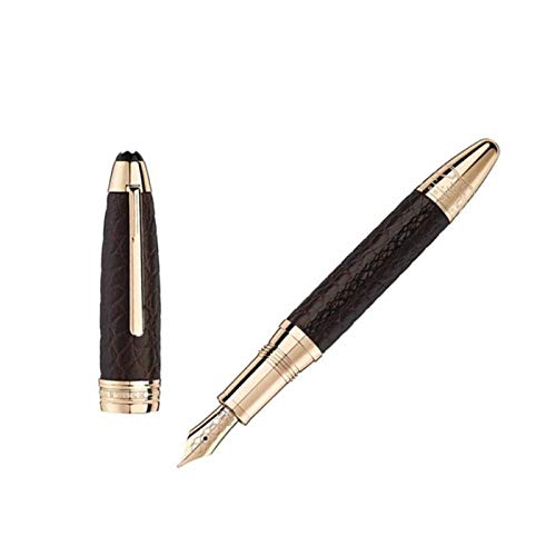 Montblanc Great Masters Alligaor Leather Brown Fountain Pen ID 119693