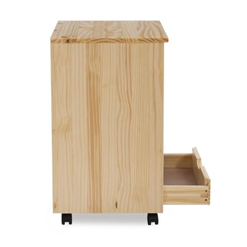 ENVEED Six-Drawer Wide Roll Storage Cart - Multifunctional Craft Organizer and Makeup Drawer Cabinet