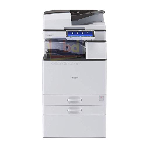 Used Ricoh Aficio MP 3555 Tabloid/Ledger-Size Monochrome Laser Multifunction Copier - 35ppm, Copy, Print, Scan, Auto Duplex, Network, 1200x1200 DPI, 2 Trays, Stand (Renewed)