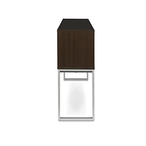 OFM Fulcrum Series 72" Hutch with Doors, Office Cabinet for Storage, Espresso (Cl-H7215-Esp)