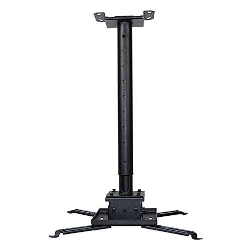 Projector Stand Projector Mount Shelf Extendable Projector Mount Ceiling Projector Mount Bracket with Adjustable Extension Pole Black Projector