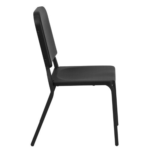Flash Furniture 5 Pk. HERCULES Series Black High Density Stackable Melody Band/Music Chair