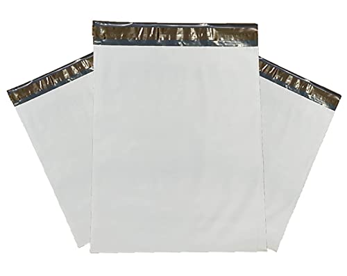 2,000 Pack of 12" x 15.5" White Poly Mailers - Self Sealing Shipping Envelopes - Plastic Shipping Mailers - White Poly Bags, Durable, Multipurpose, Water Proof - Packaging Bags for Small Business