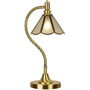 None European Style Copper LED Desk Lamp