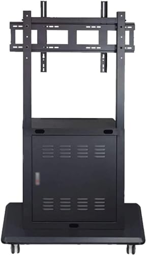NSIBAN Rolling TV Stand Mobile TV Cart 40-86 Inch Television Stands On Wheels - Load 110 Kg/242Lb